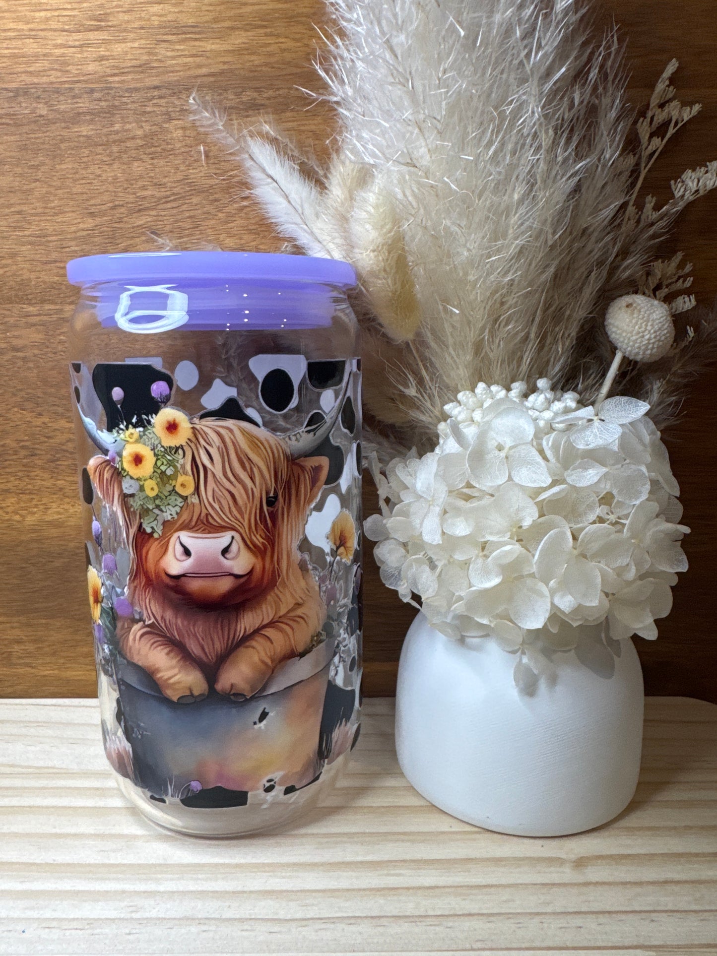 Cow Glass Tumbler