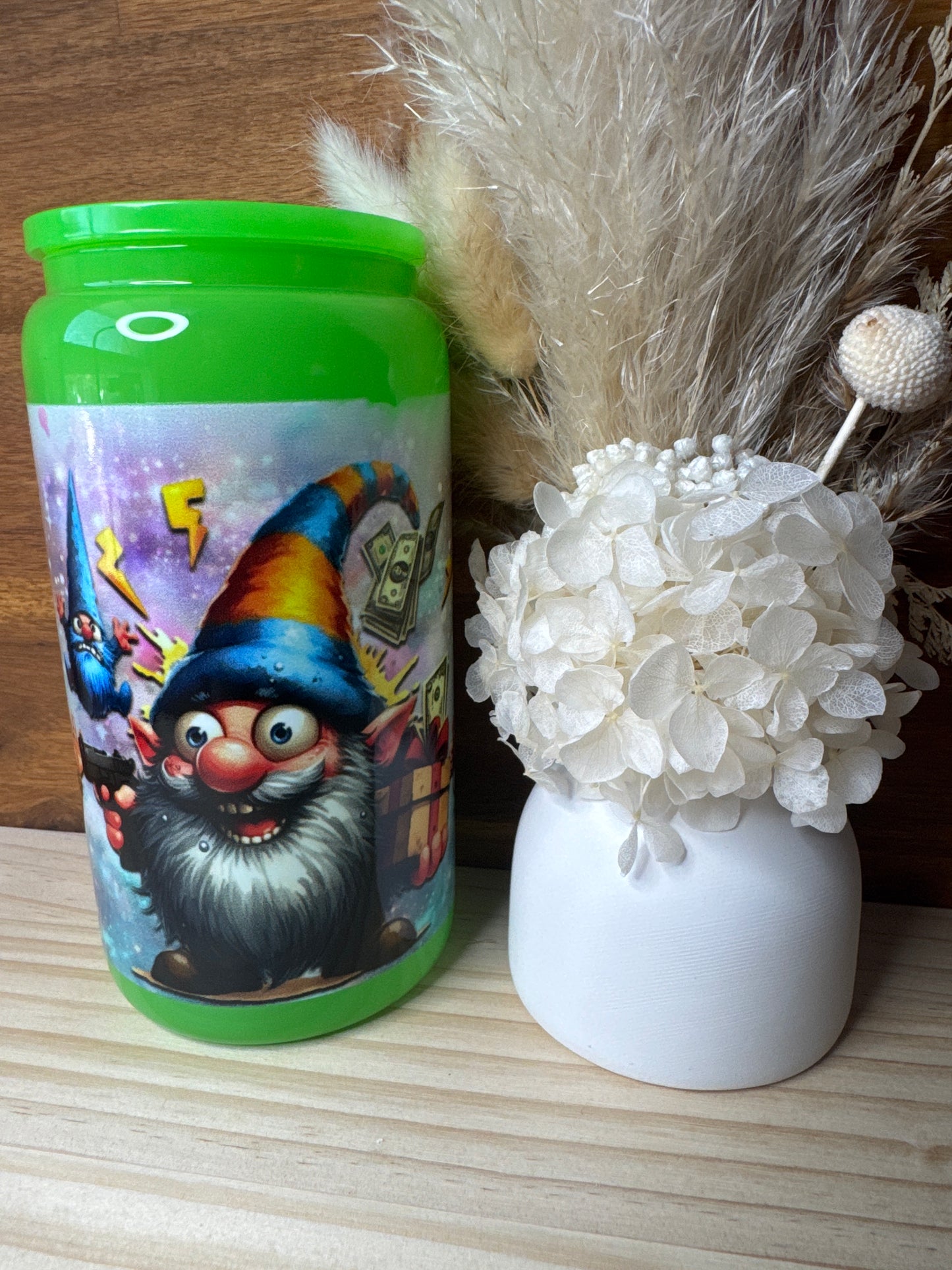 Gnome Glass Tumbler