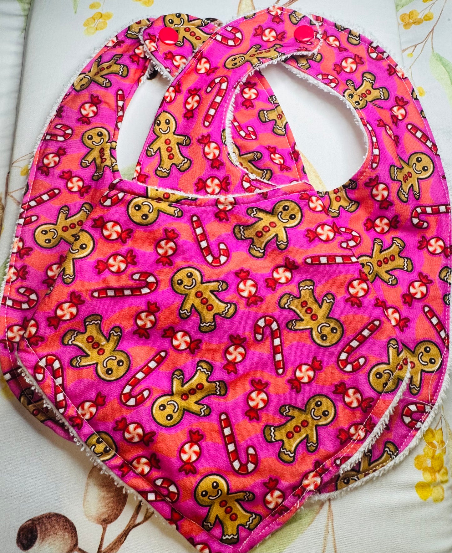 Gingerbread Men - Bib Set
