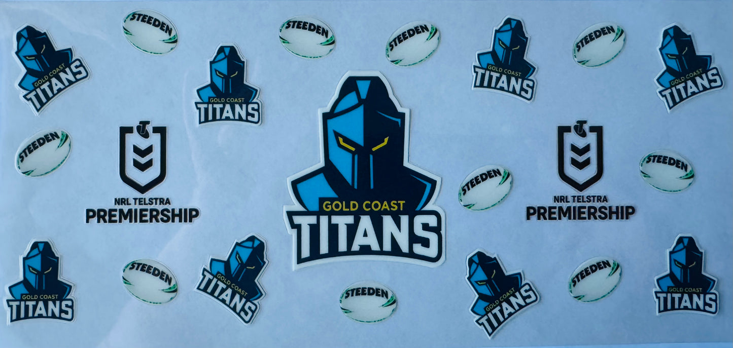 Titans footy - Libby wraps