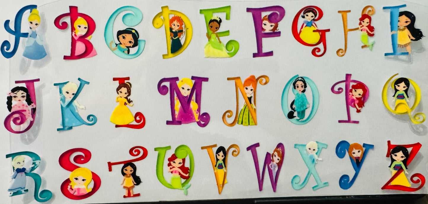 Disney - alphabet 