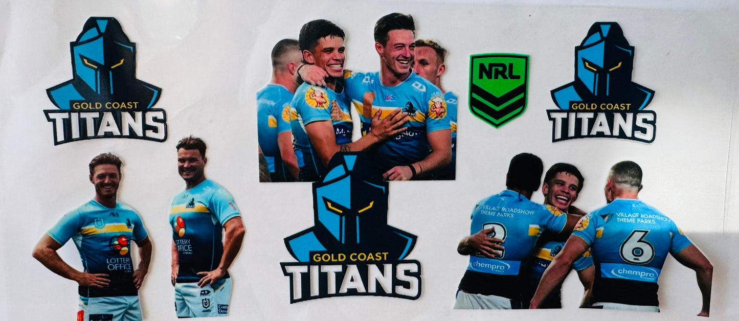 Titans Footy - Libby wraps