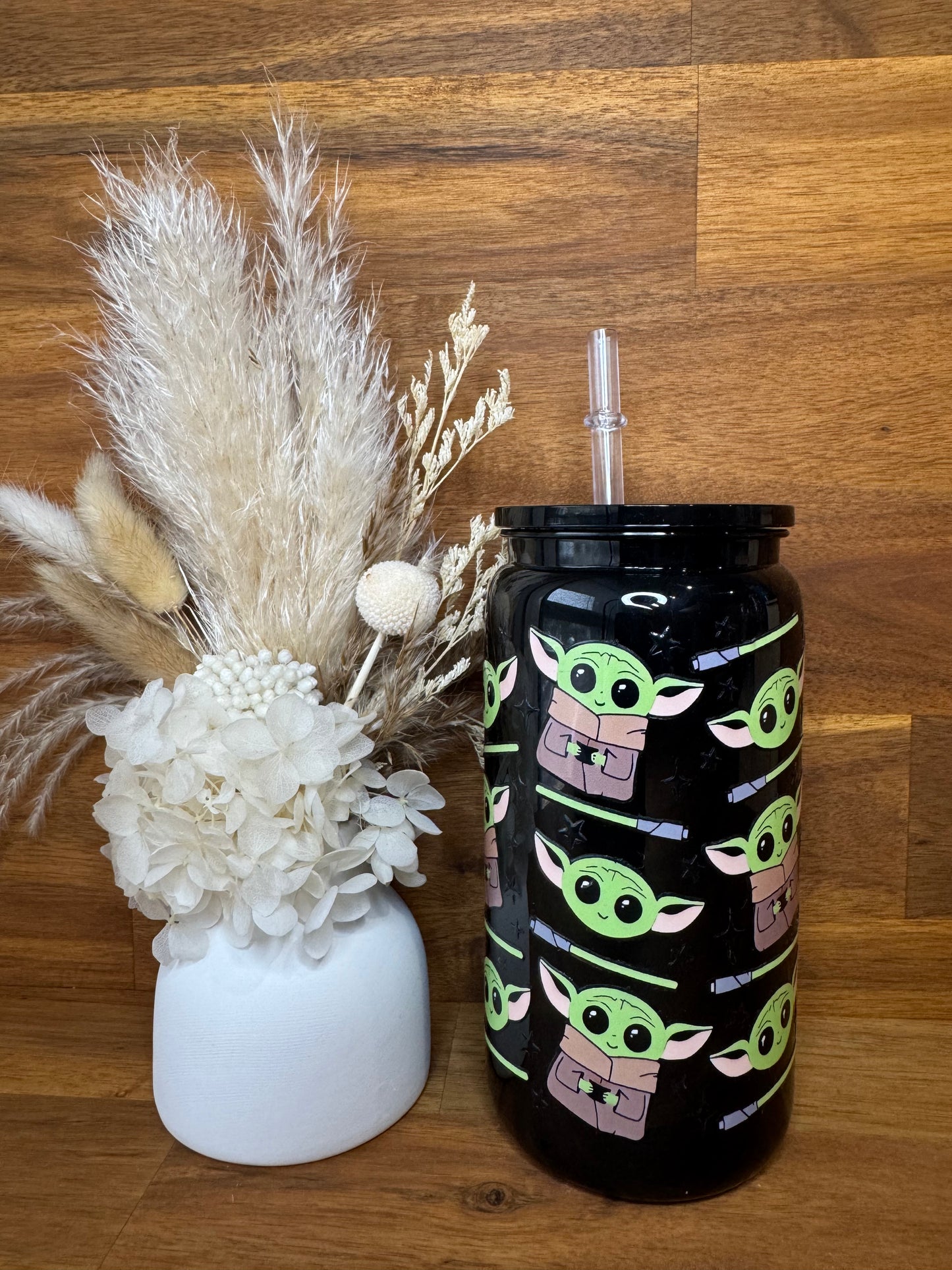 Baby Yoda Plastic Tumbler