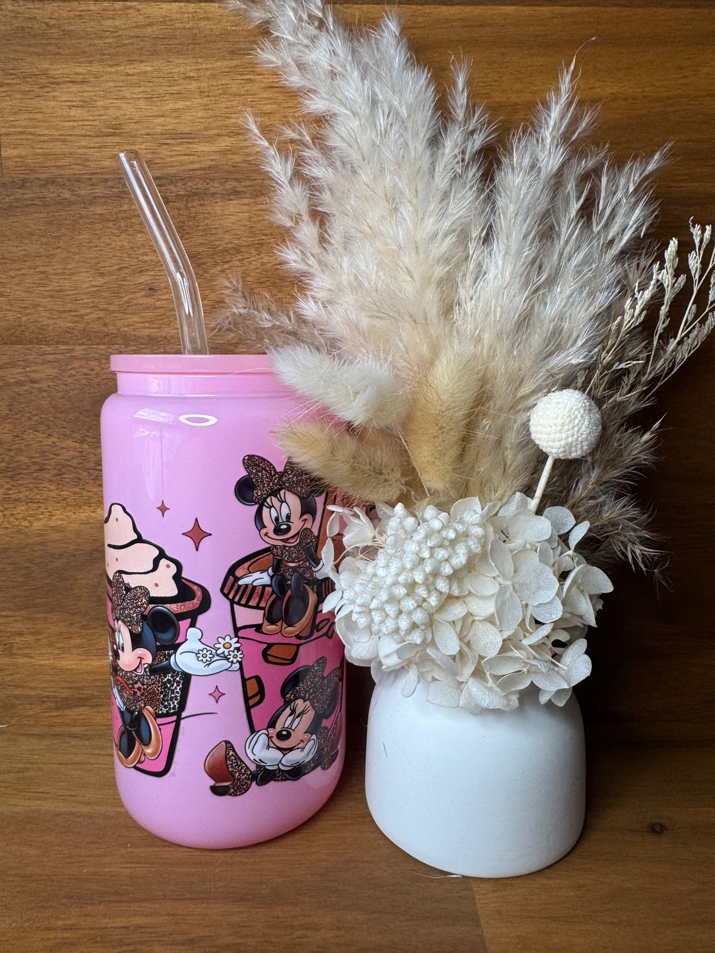 Minnie Mouse Glass Tumblers