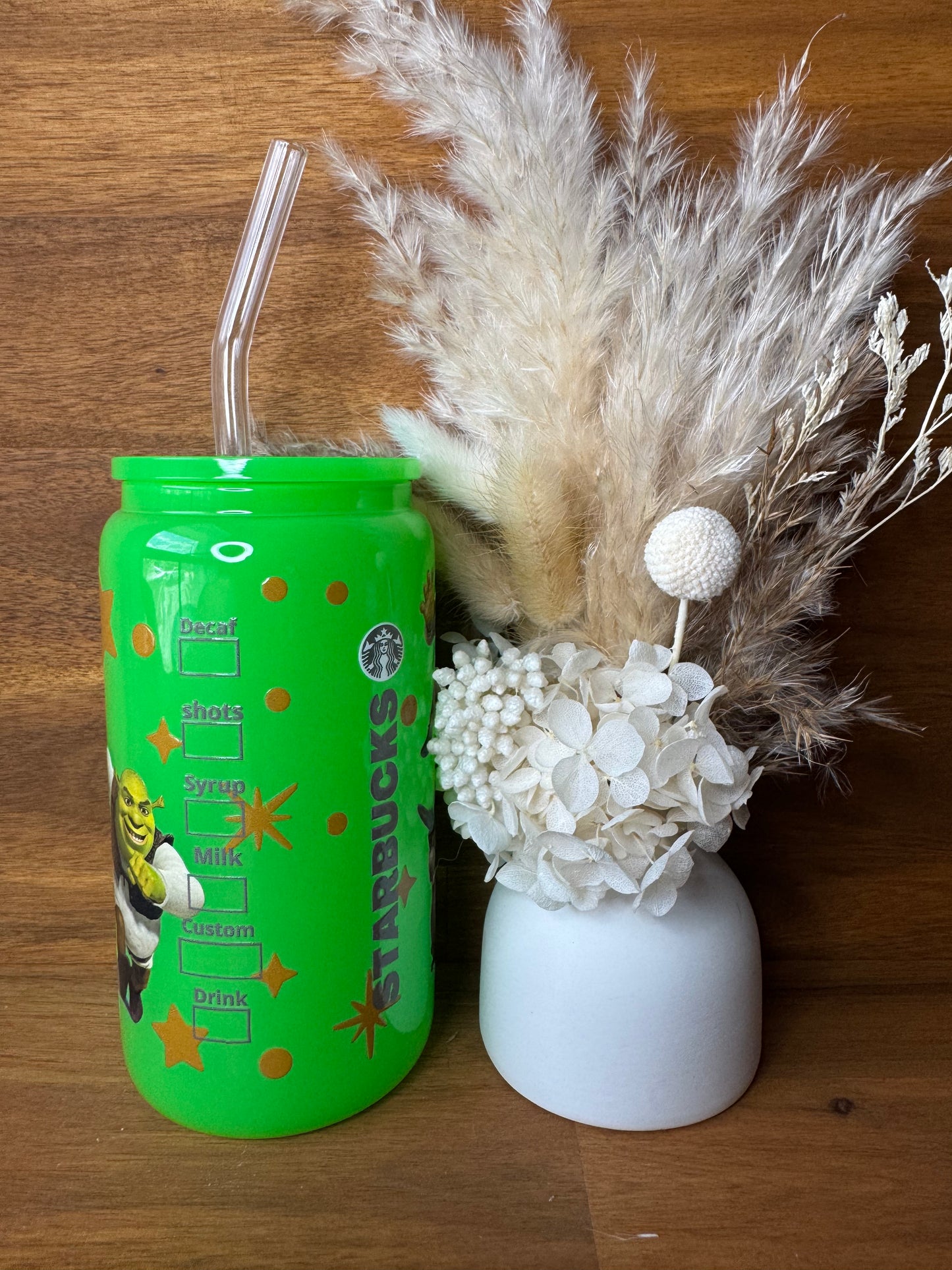 Shrek Glass Tumbler