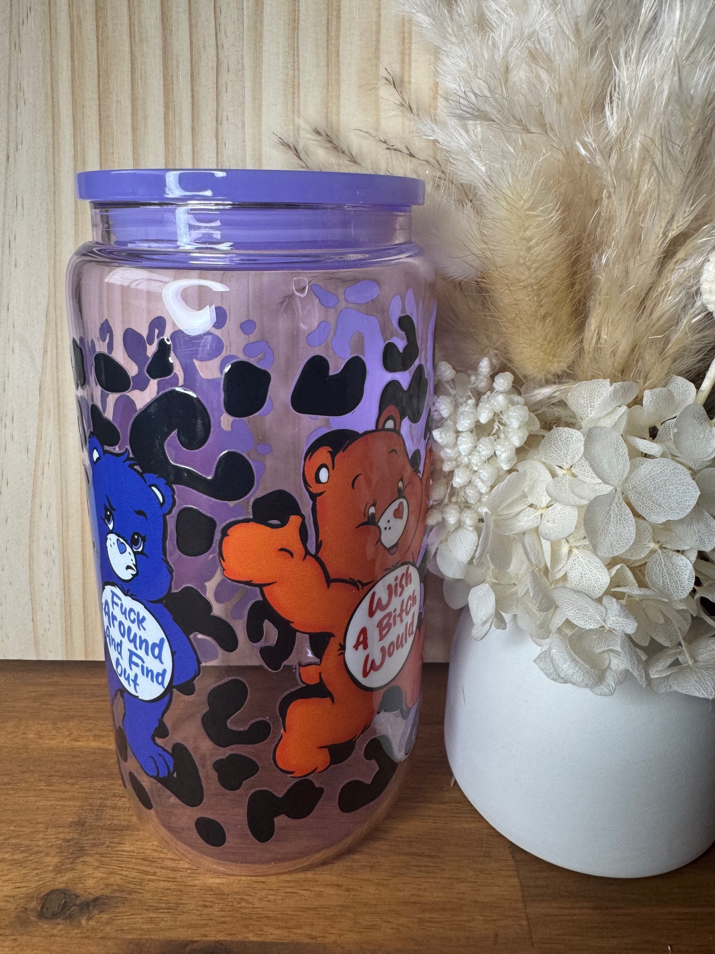 Swear bears Glass Tumbler