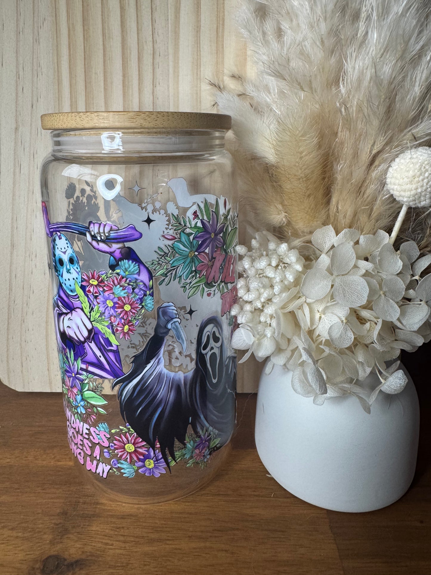 Halloween Glass Tumbler