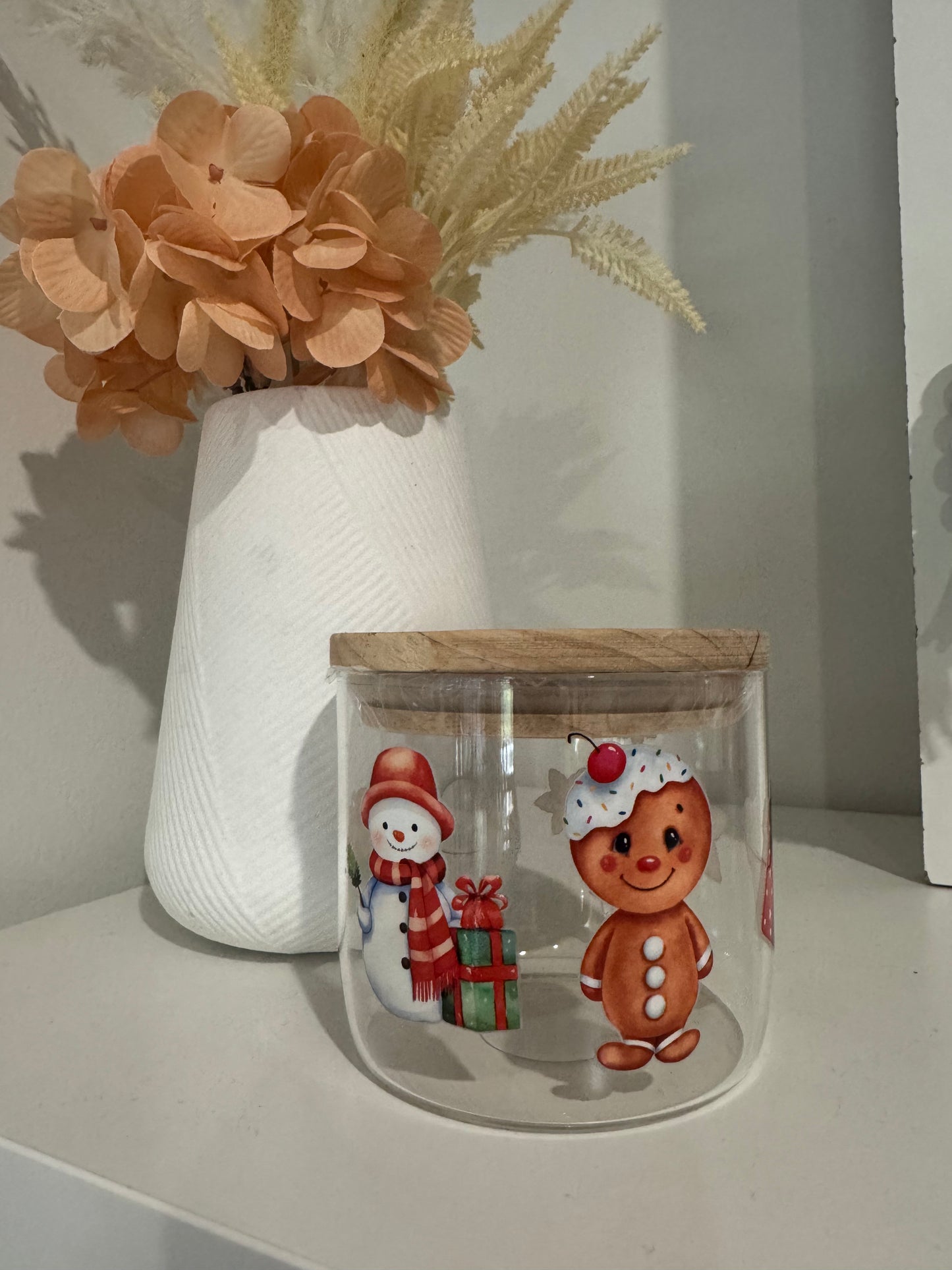 Small Glass Cookie Jar