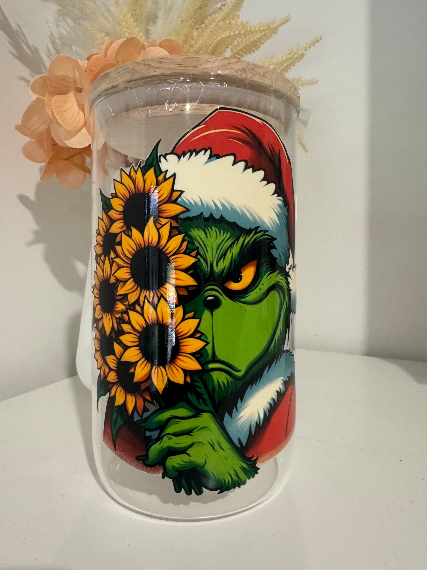 Glass cookie Jar