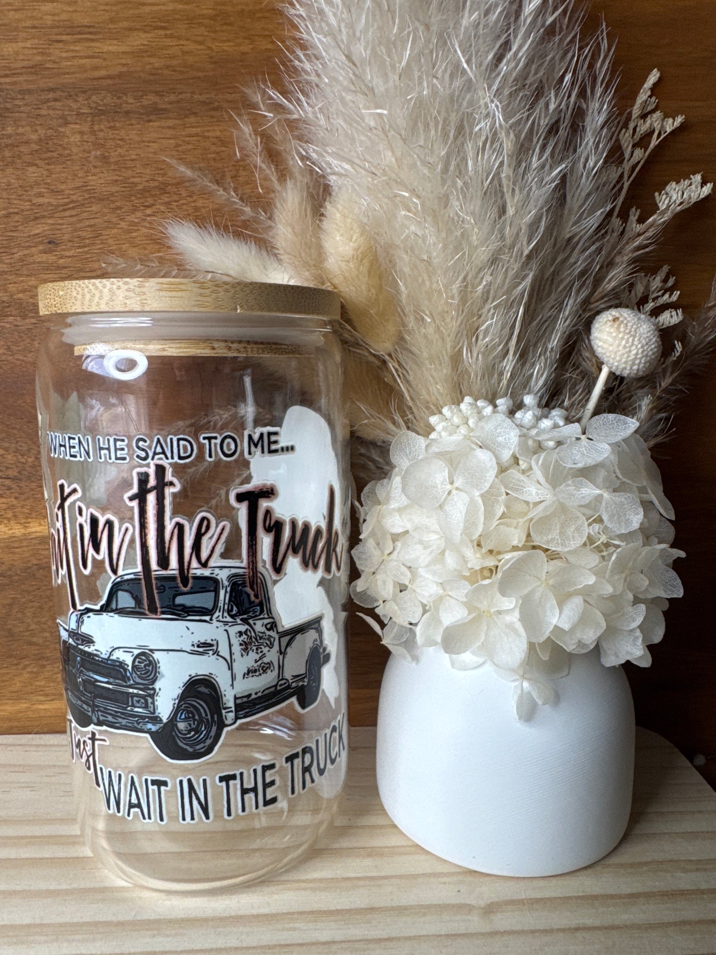 Truck Quote - Glass Tumbler