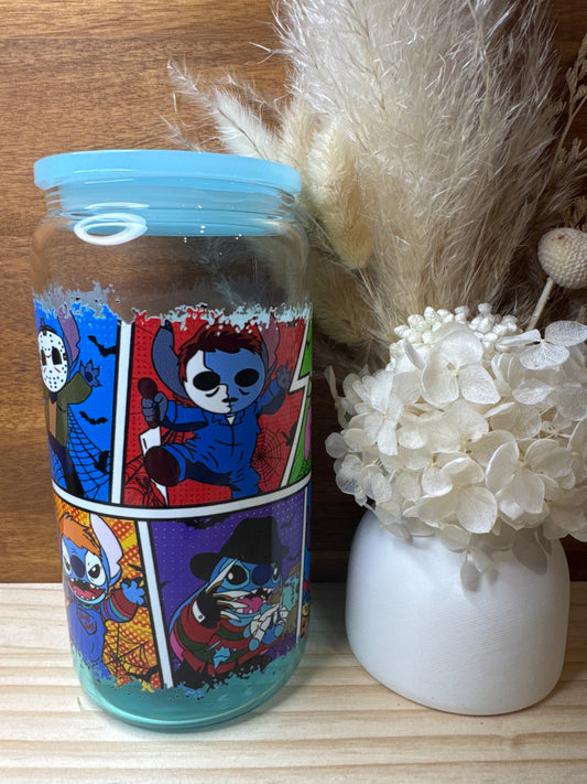 Stitch Glass Tumbler