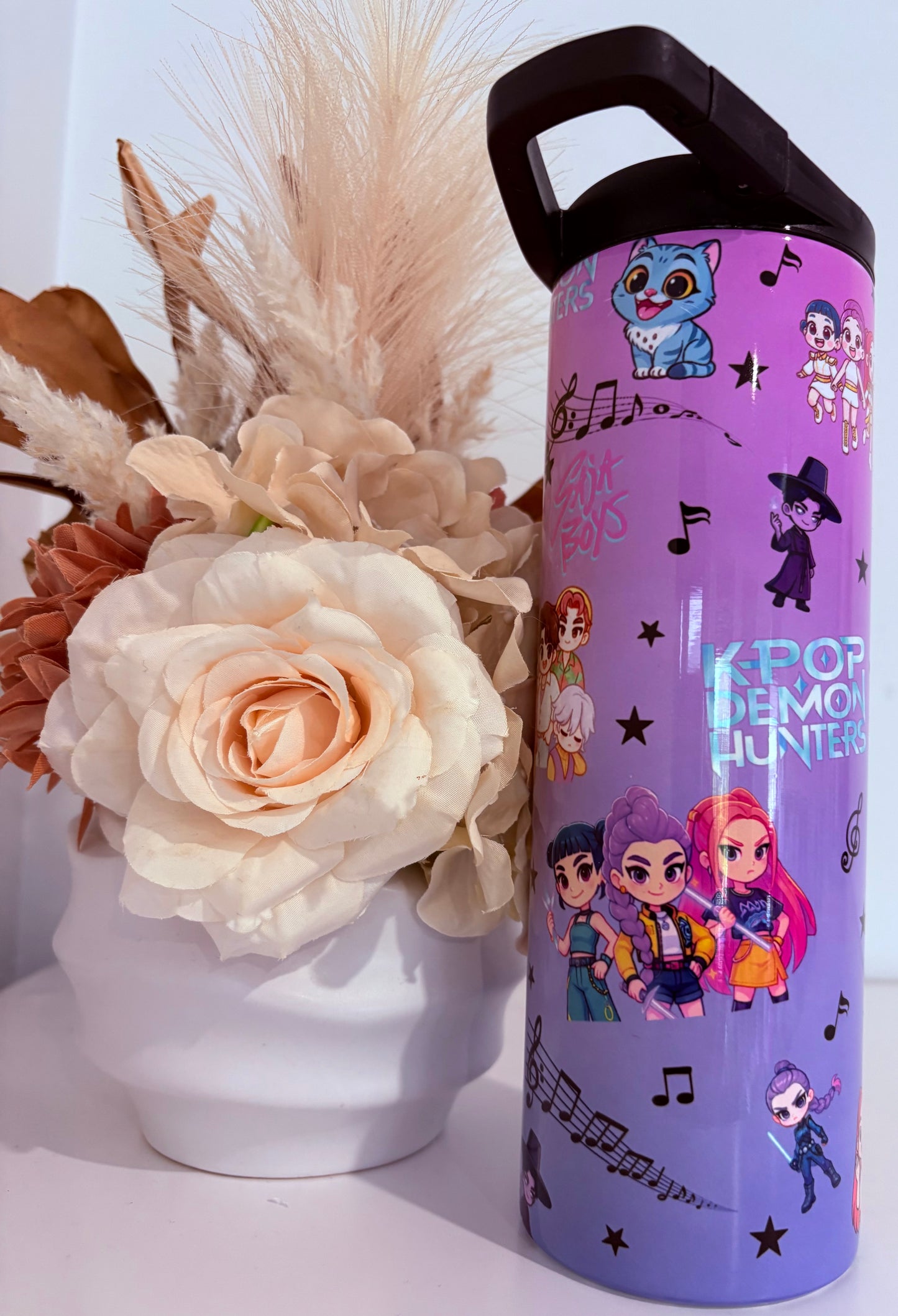 K Pop Demon Hunter insulated drink bottle