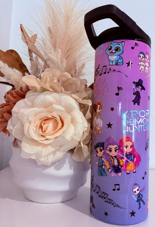 K Pop Demon Hunter insulated drink bottle
