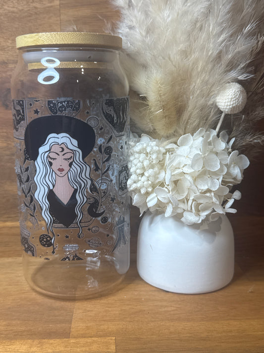 Witch Vibes- Glass Tumbler