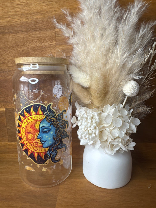 Sun & Moon - Glass Tumbler