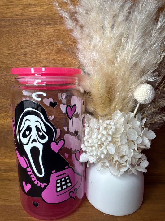 Ghost Face - Glass Tumbler