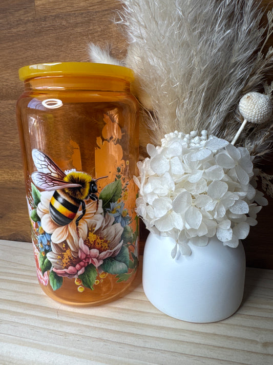 Bee Glass Tumbler