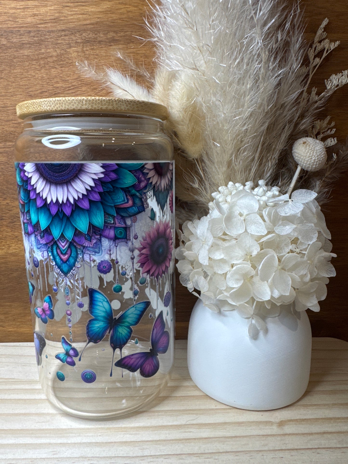 Butterfly Glass Tumbler