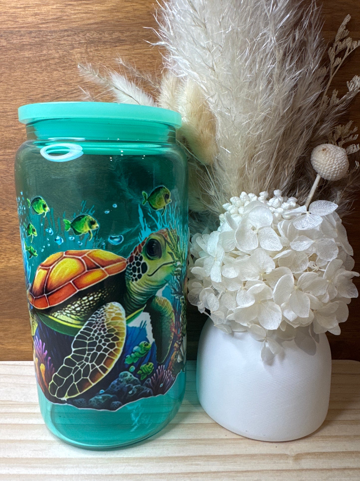 Turtle Glass Tumbler