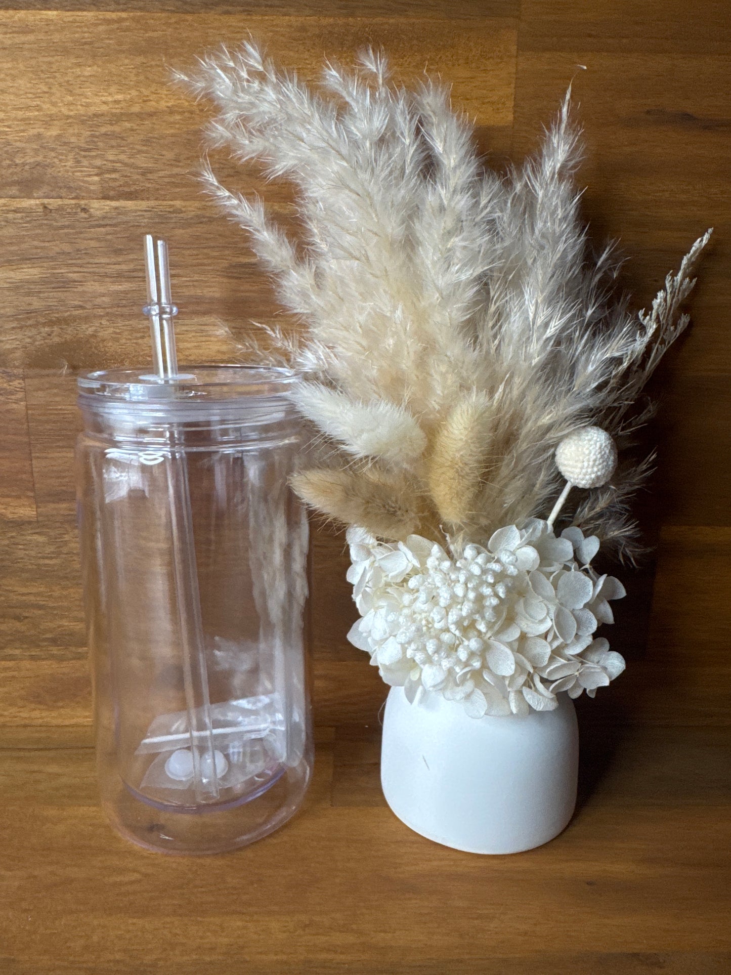 Blank - Plastic Snow Globe Tumbler