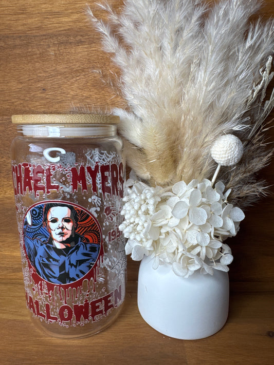 Halloween Michael Myers - Glass Tumbler
