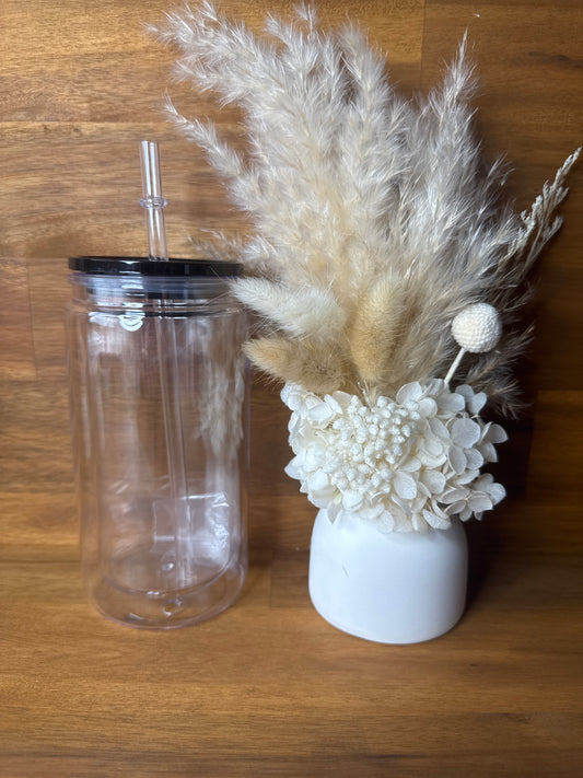 Blank - Plastic Snow Globe Tumblers