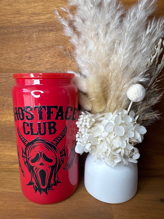 Ghost face Club - Glass Tumbler