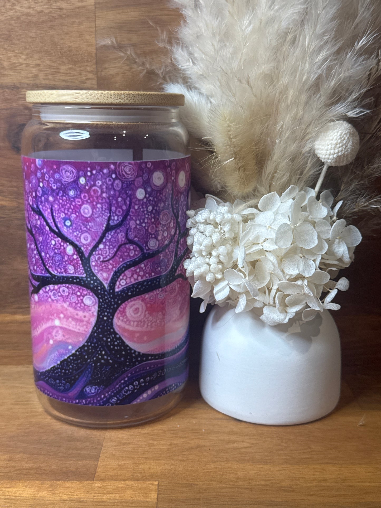 Tree Art - Glass Tumbler