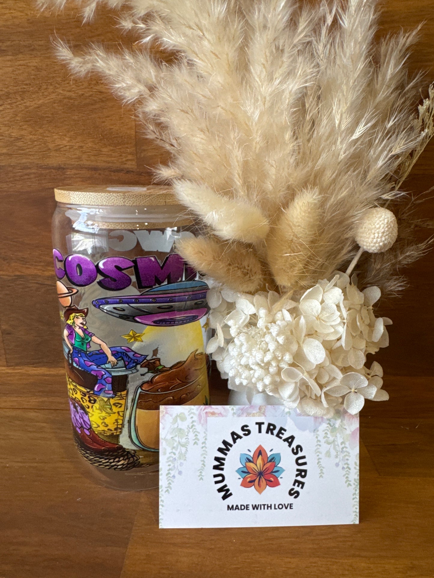 Cosmic Cowgirl - Glass Tumbler