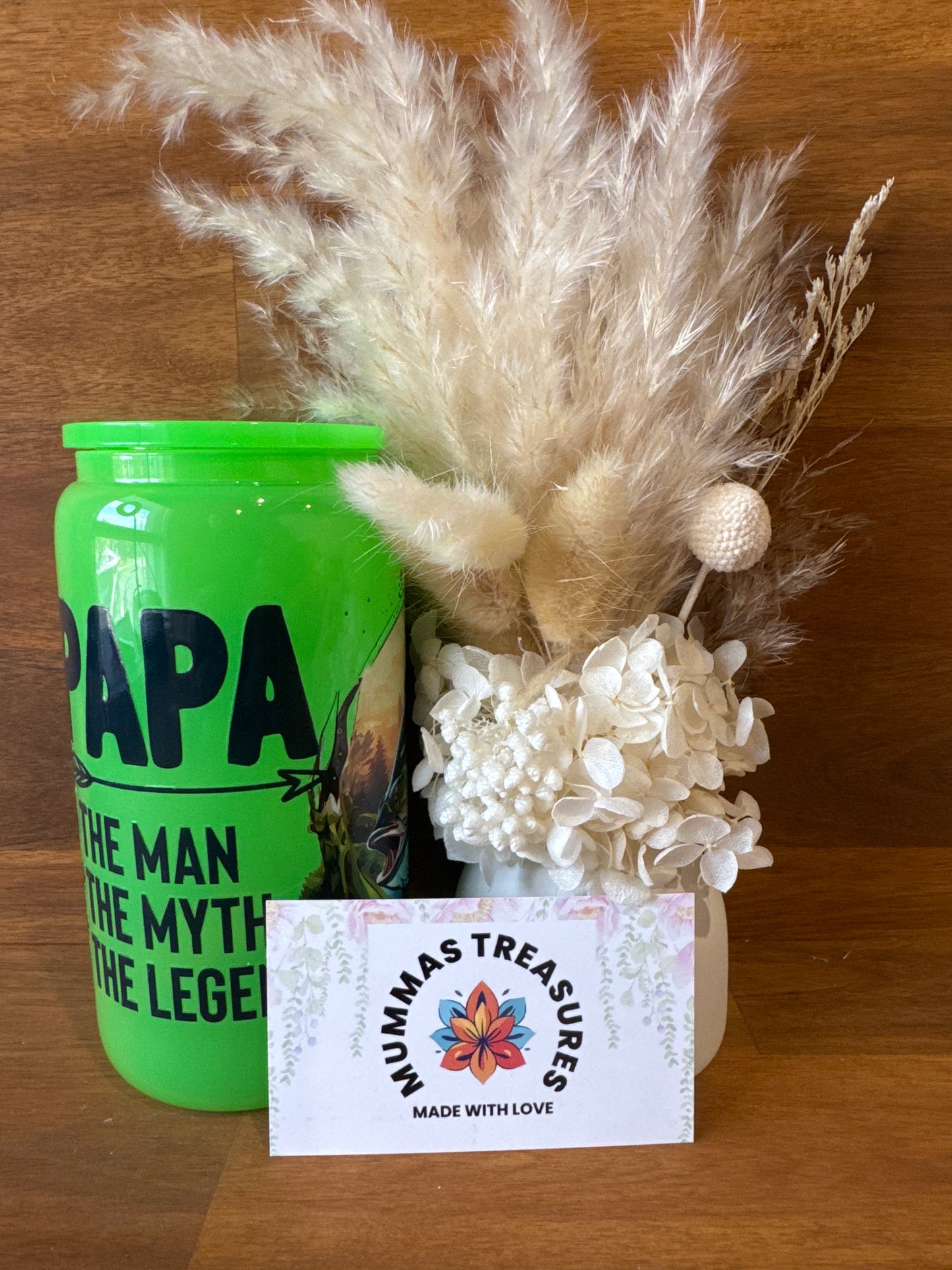 Papa fishing - Glass Tumbler