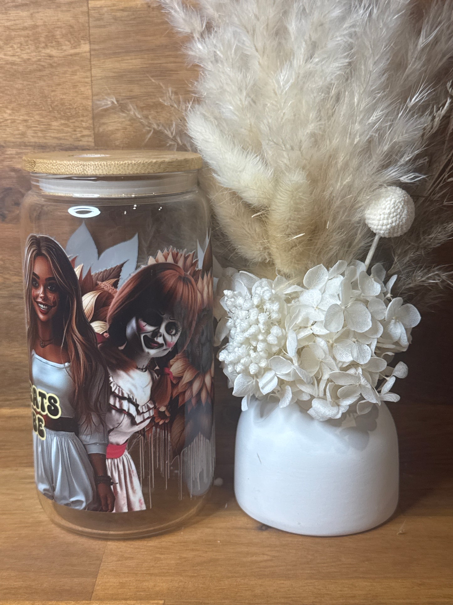 Annabelle Halloween - Glass Tumbler