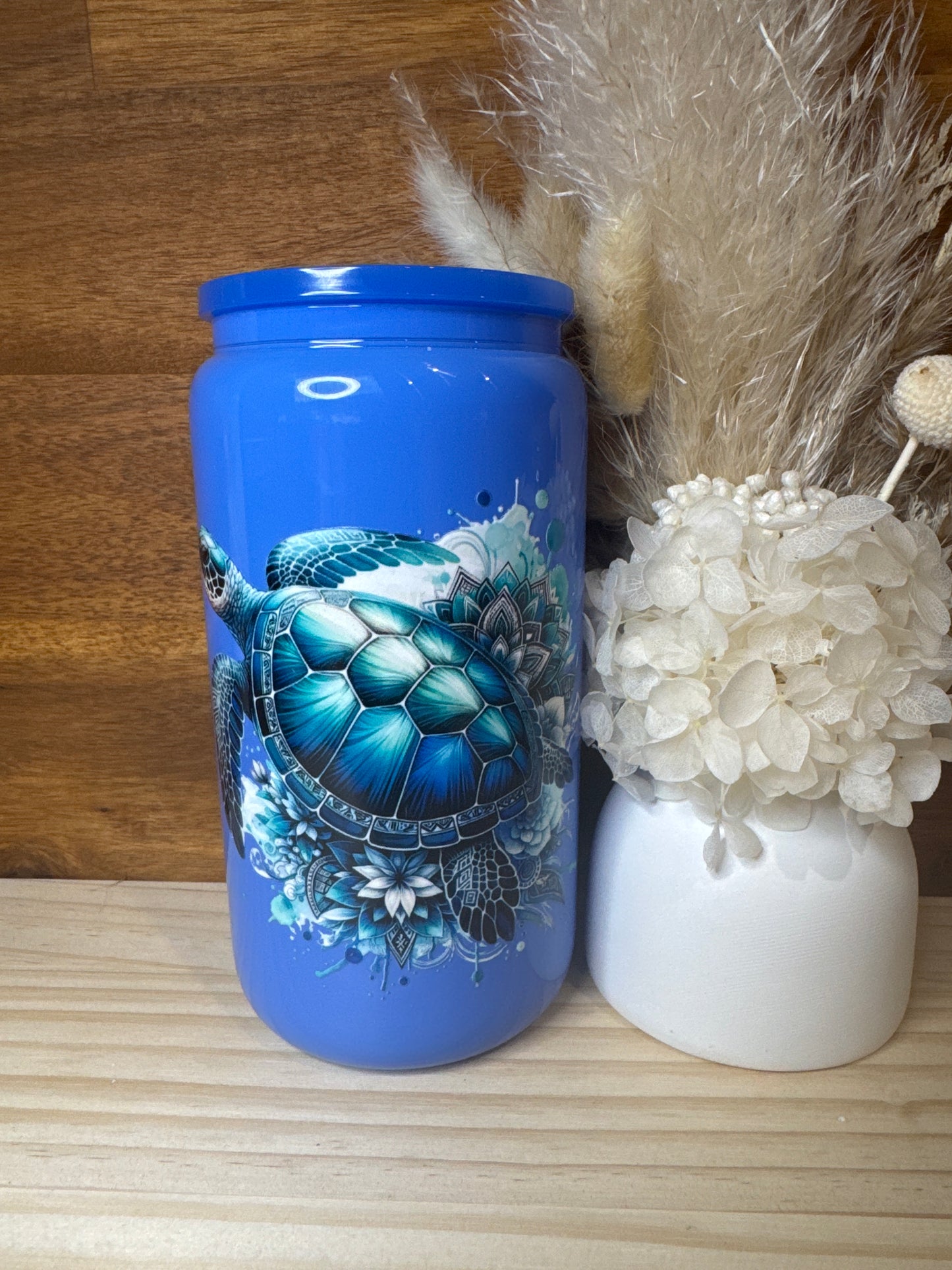 Turtle Glass Tumbler