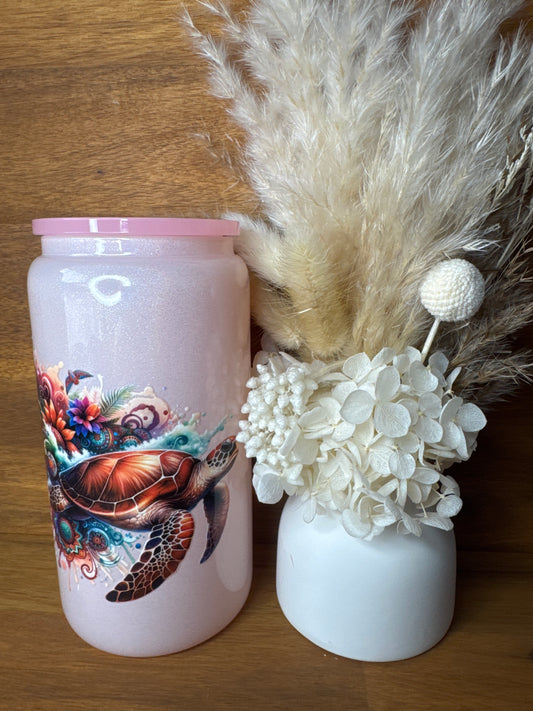 Turtle - Glass Tumbler