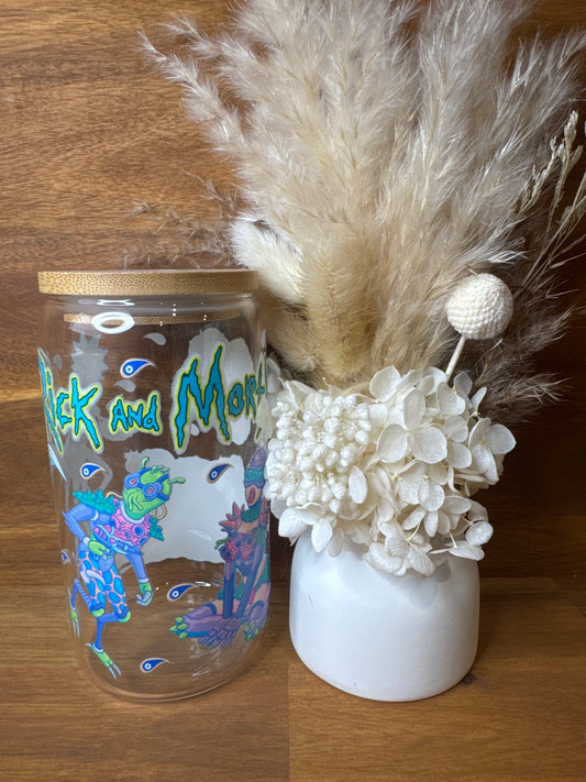 Rick & Morty - Glass Tumbler