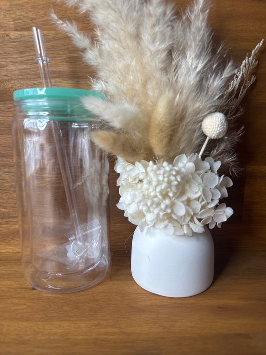 Blank - Plastic Snow Globe Tumblers