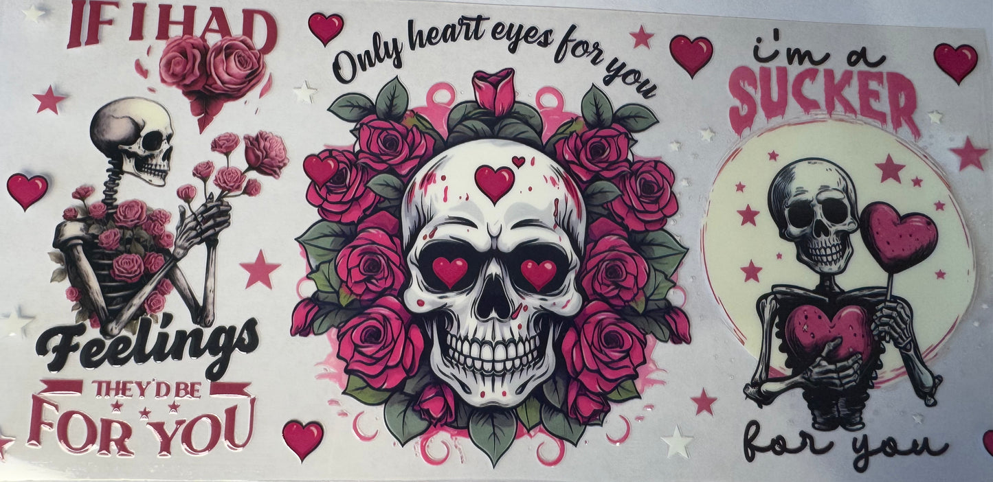Skull Valentine’s Day - Libby Wraps