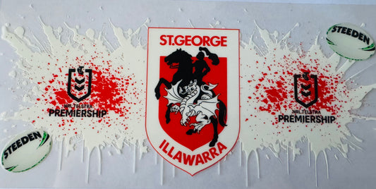 Dragons footy - Libby wraps
