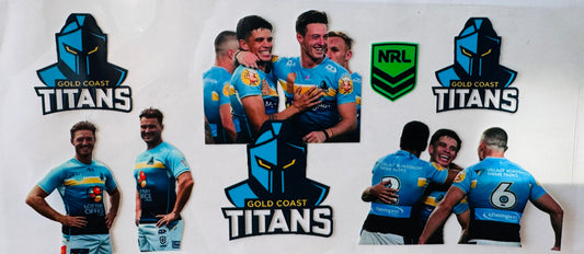 Titans Footy - Libby wraps