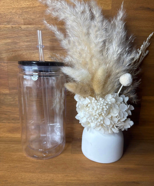 Blank - Glass Snowglobe Tumbler