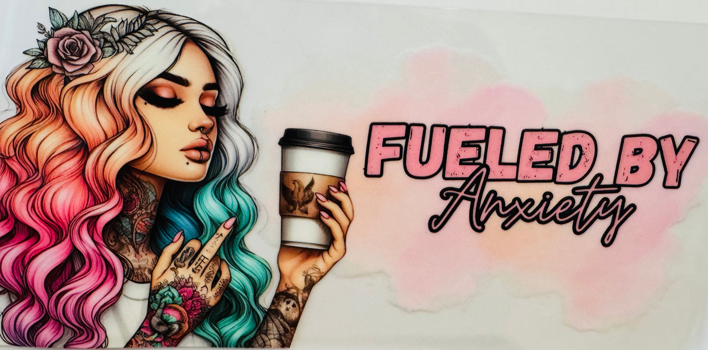Fueled by Anxiety Quote - Libby Wraps