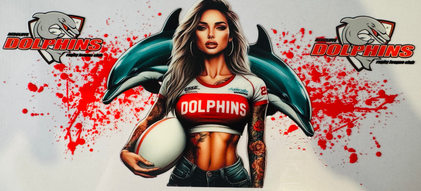 Dolphins Footy - Libby Wraps