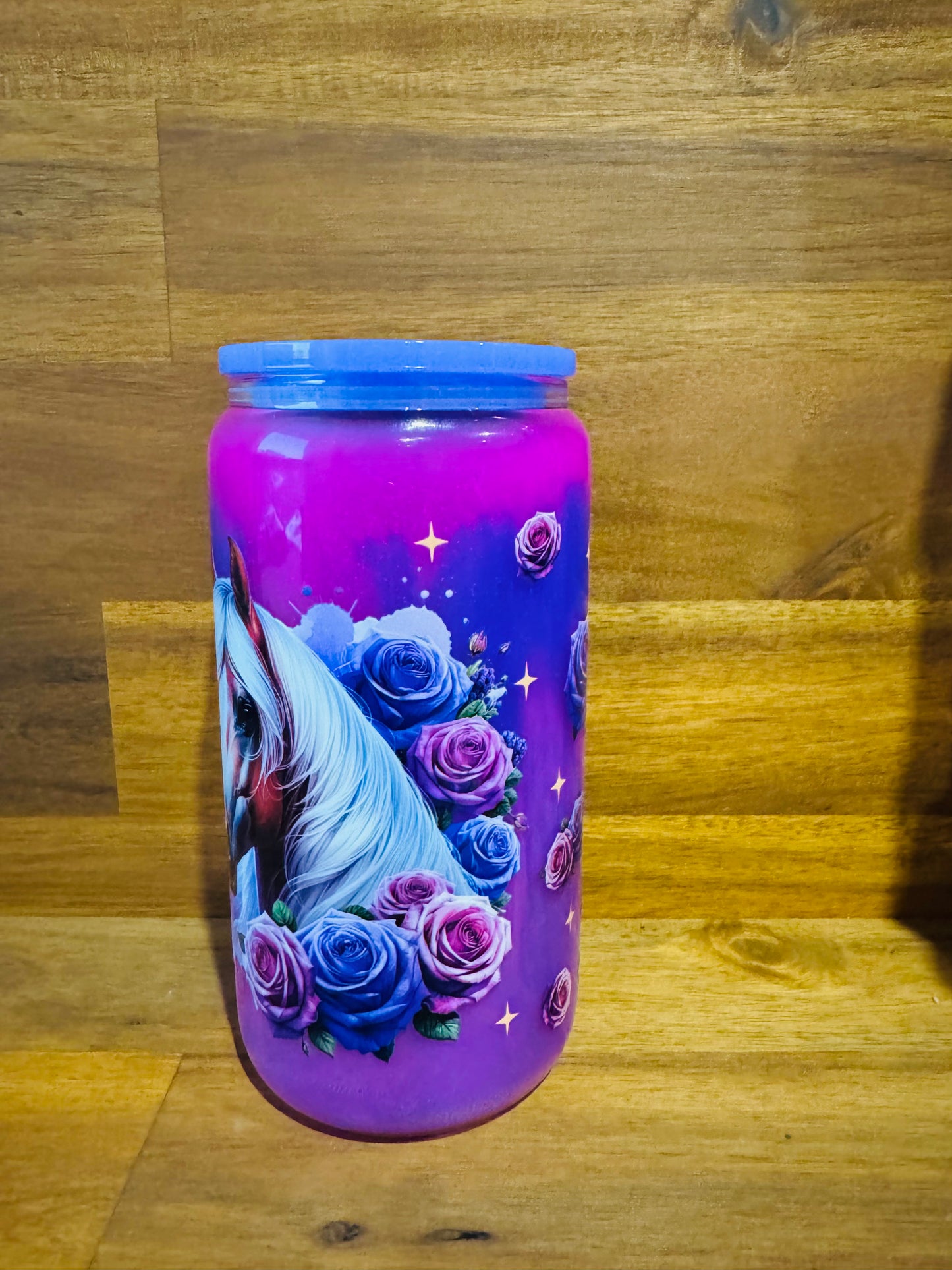 Glass Snow Globe Tumbler