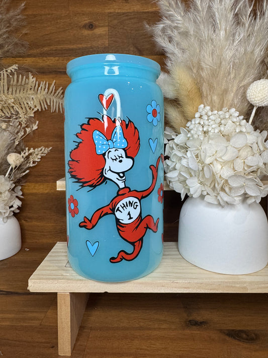 Thing one and Thing two Tumbler