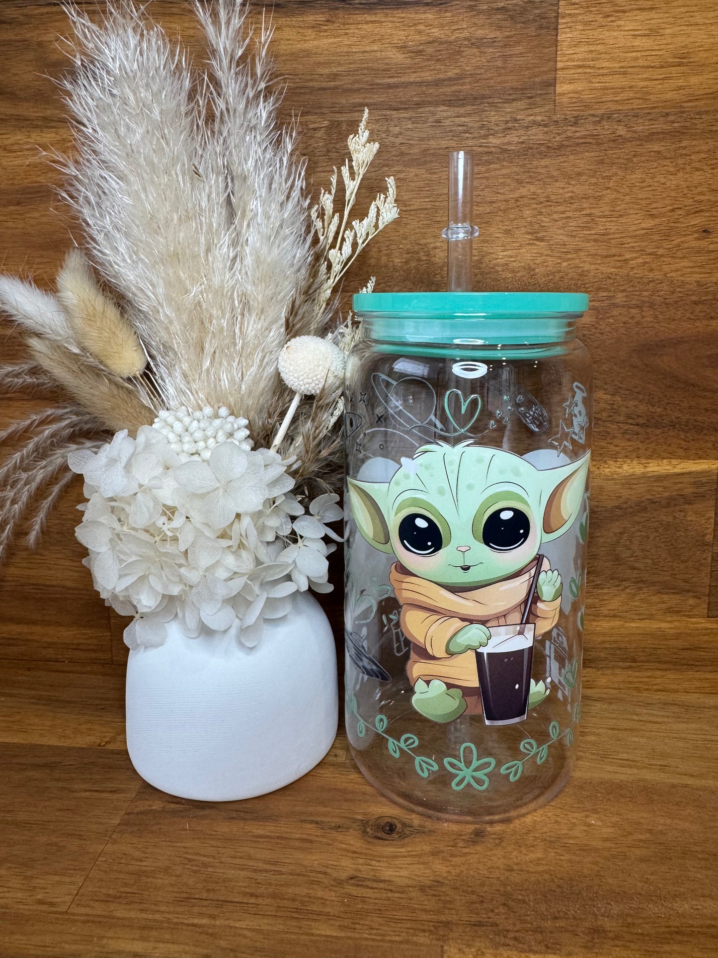Baby Yoda plastic Tumbler