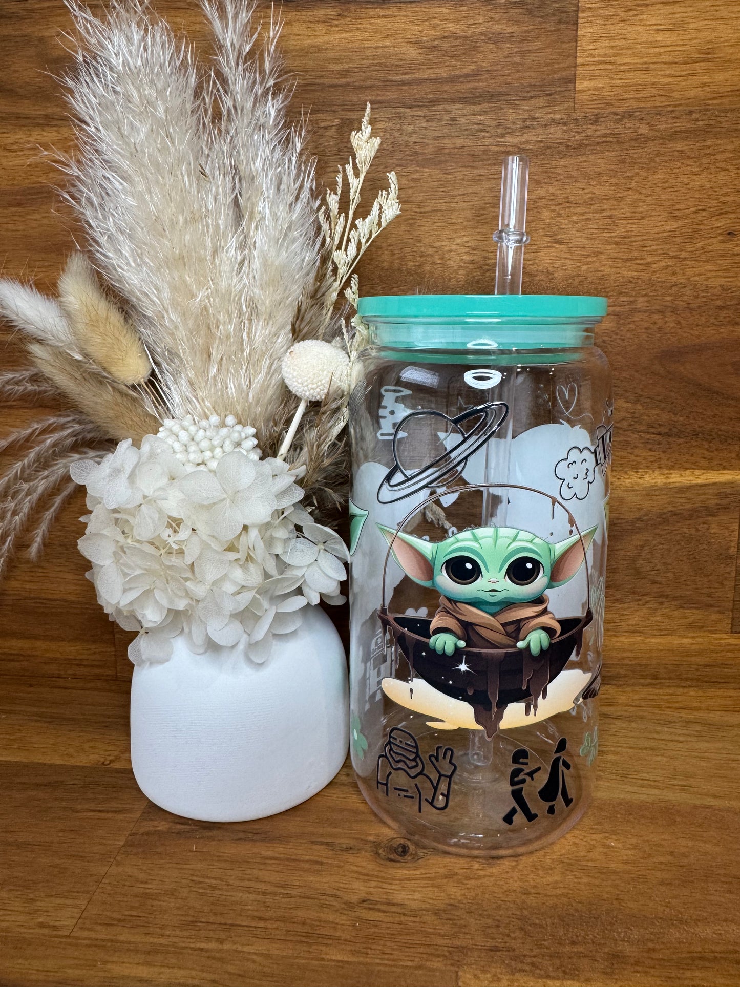 Baby Yoda plastic Tumbler