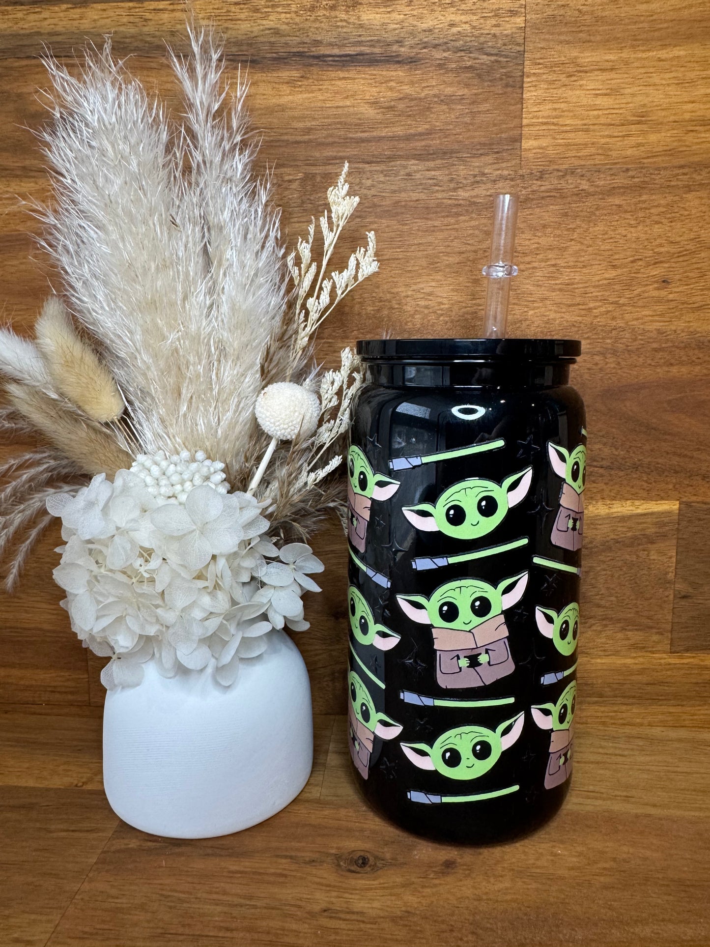 Baby Yoda Plastic Tumbler