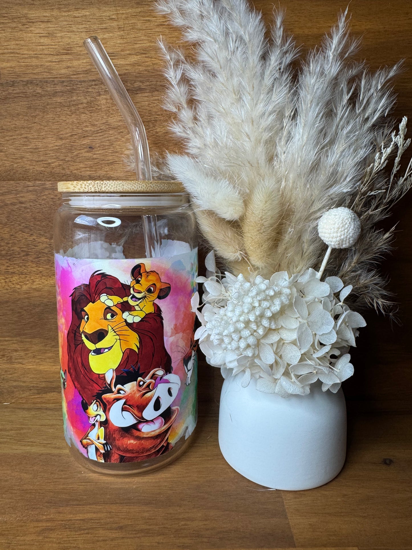 Lion King Glass Tumbler
