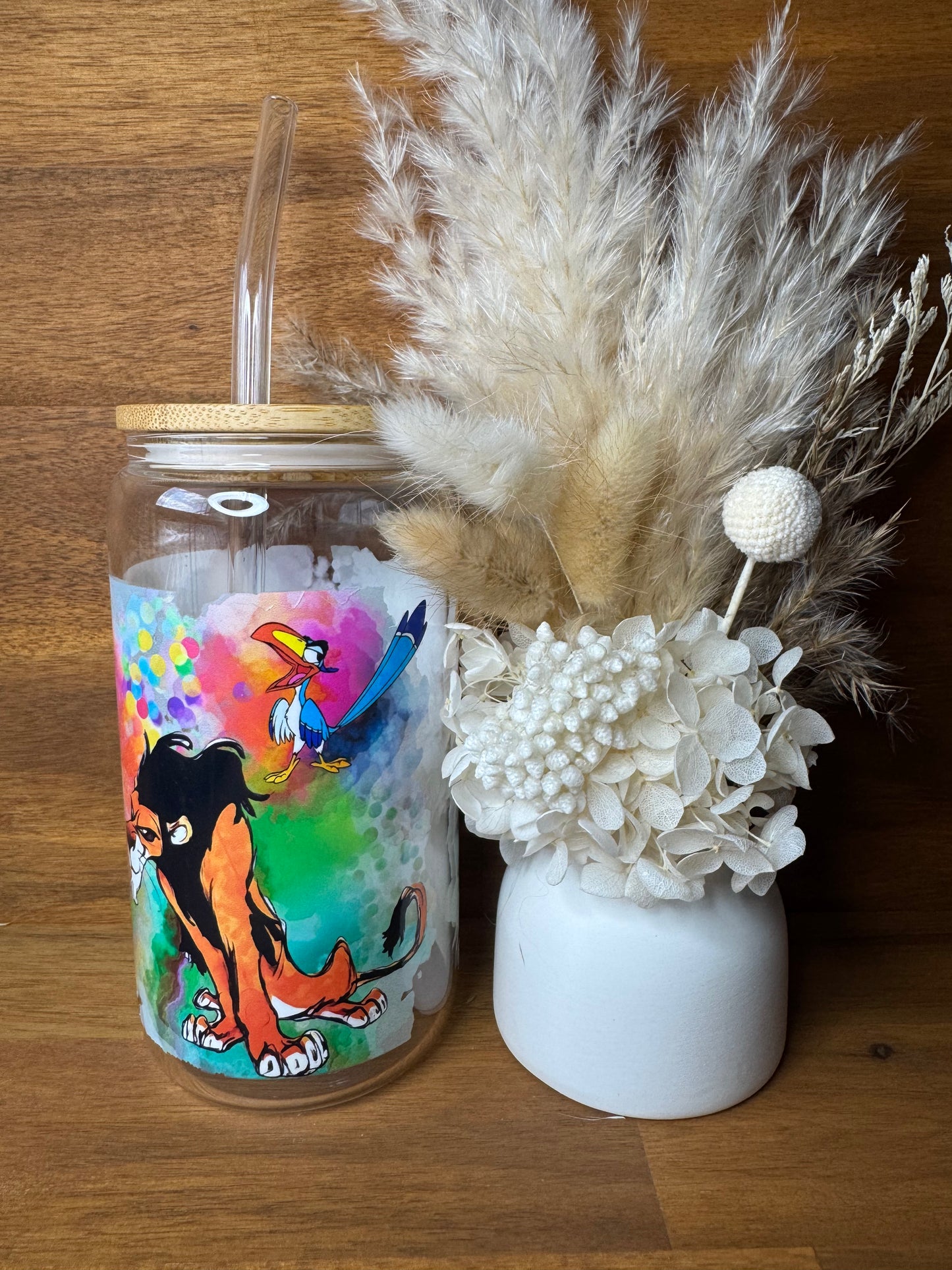Lion King Glass Tumbler