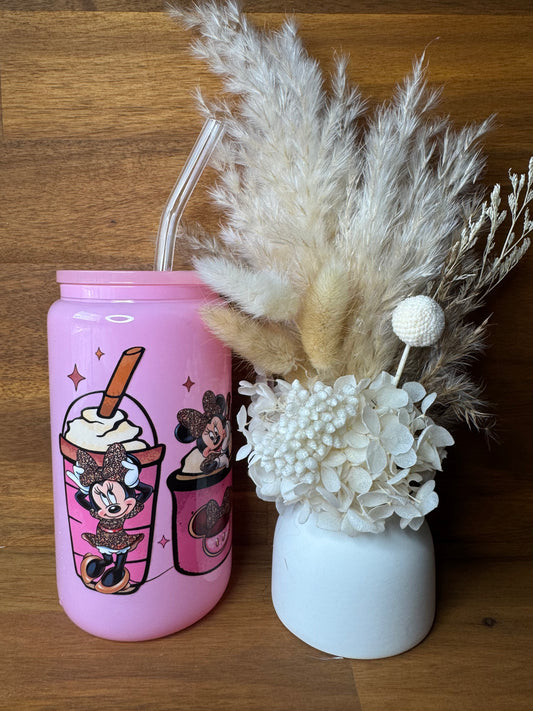 Minnie Mouse Glass Tumblers