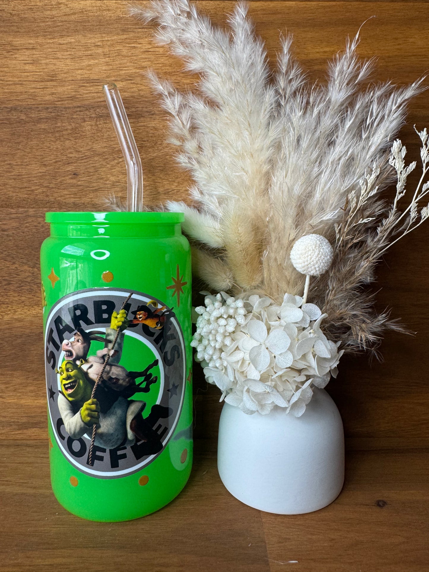 Shrek Glass Tumbler